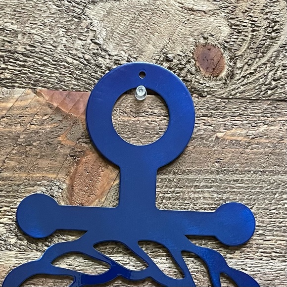 Metal Monogram Letter “B” Nautical Anchor & Rope Wall Art Blue *FINAL PRICE* - Picture 3 of 6
